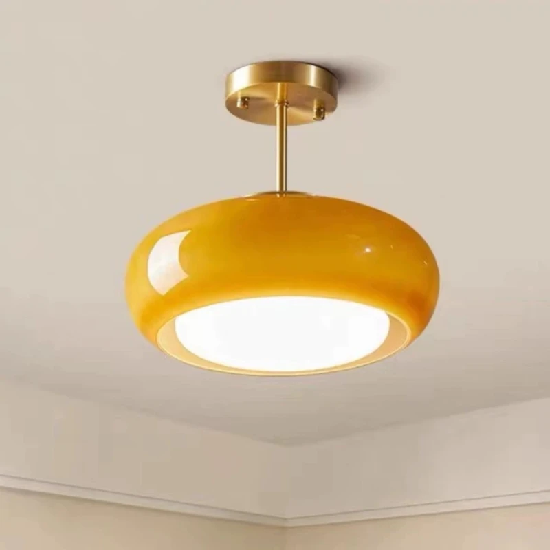 Kitchen Gadgets Gold - Lampu Gantung Langit-langit Kaca Antik Sederhana