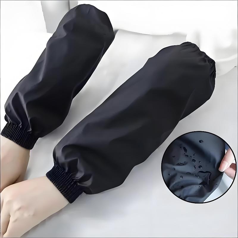 Kitchen Helper Gadgets - Sarung Tangan Kulit Imitasi Hitam Tahan