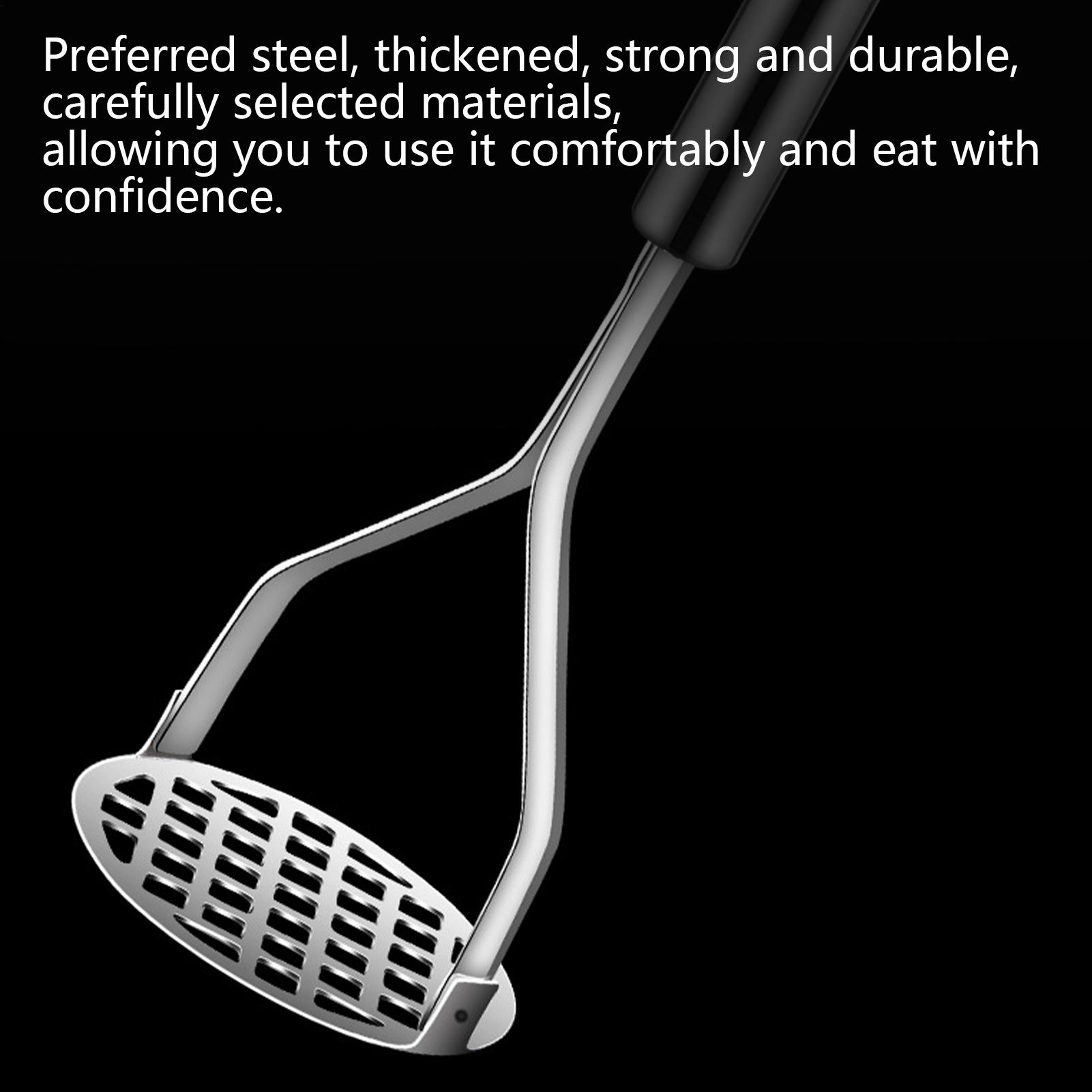 Kitchen Gadgets For Men - Penghancur Kentang Manual Stainless Steel, Penghancur