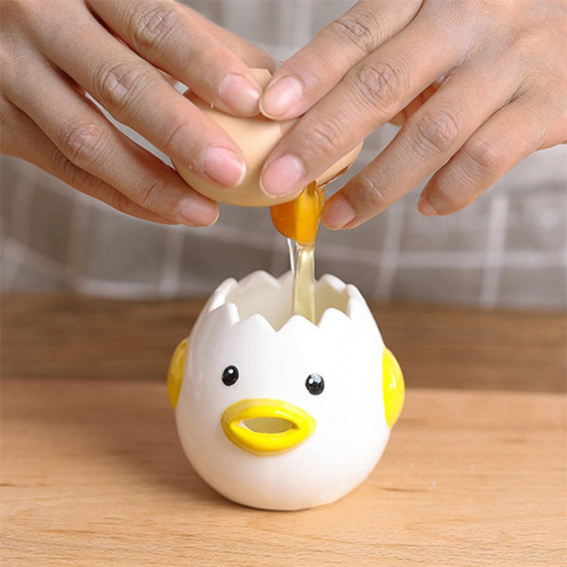 Pemisah Telur Keramik Lucu, Ak - Egg Separator Tool ulasan dan harga