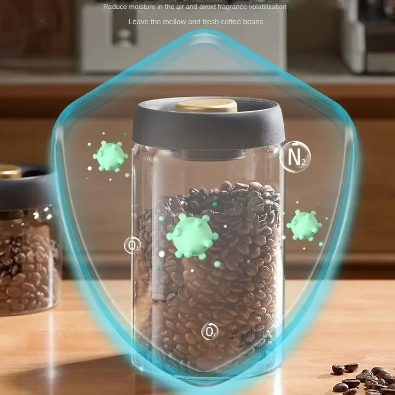 Stoples Kopi Vakum Manual Kaca - Kitchen Gadgets Organizer ulasan dan harga