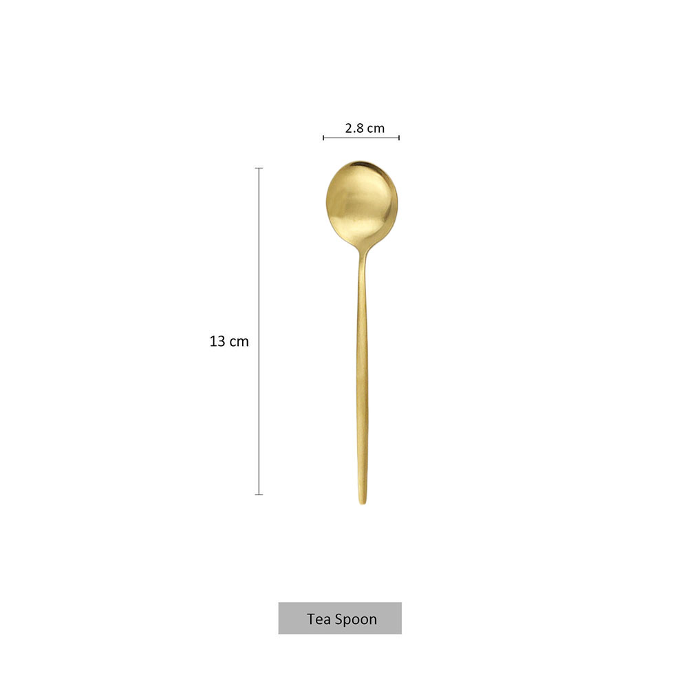 6 buah teh baja tahan karat Ma - Kitchen Gadgets Gold ulasan dan harga