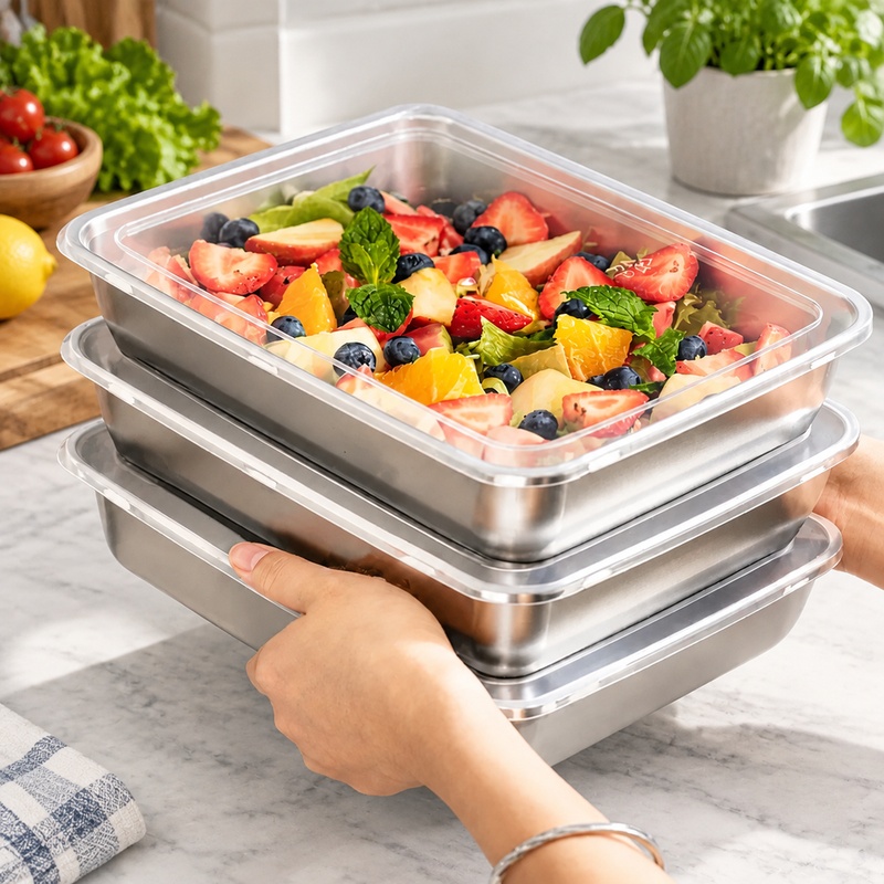 Set 3 Wadah Penyimpanan Makana - Kitchen Gadgets Organizer ulasan dan harga