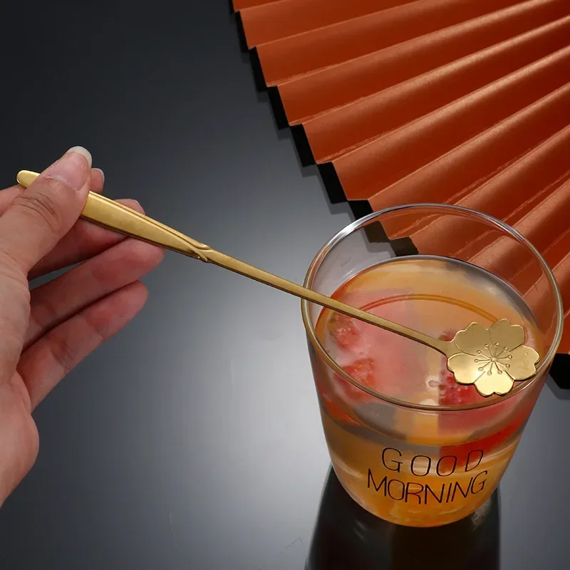 Sendok Kopi Sendok Emas Bunga  - Kitchen Gadgets Gold ulasan dan harga
