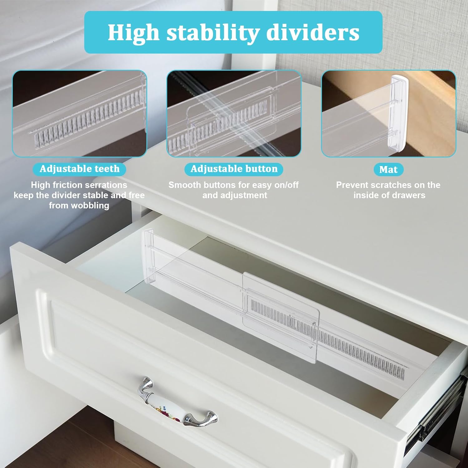Pembagi Laci Ekspansiabel 4/6/ - Kitchen Gadgets Organizer ulasan dan harga